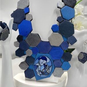 Jewelry Set “Reflection”. Boho. Handmade.